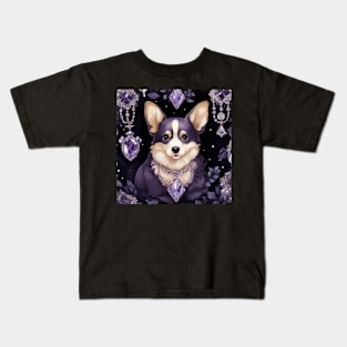 Jeweled Corgi Kids T-Shirt